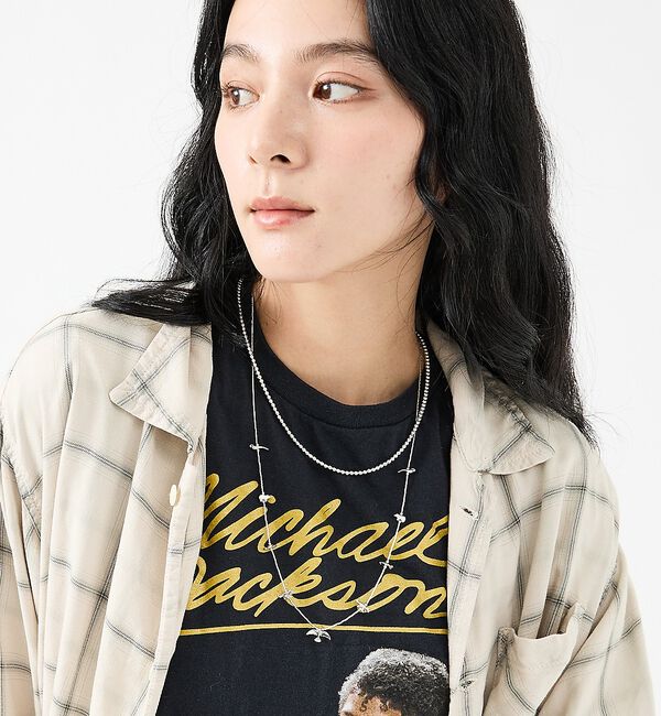 Rouge vif「【Indian Jewelry / インディアンジュエリー】ナバホパールネックレ」|ネックレス|