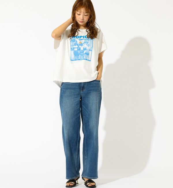 Rouge vif「【GOOD ROCK SPEED/グッドロックスピード】プリントノースリーブTシ」|Tシャツ・カットソー|