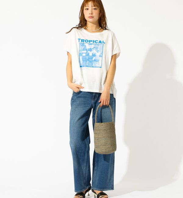 Rouge vif「【GOOD ROCK SPEED/グッドロックスピード】プリントノースリーブTシ」|Tシャツ・カットソー|