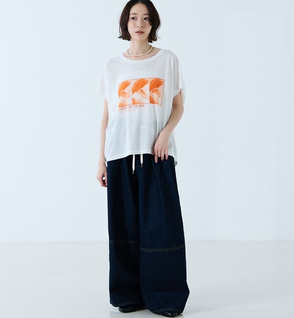 Rouge vif「【GOOD ROCK SPEED/グッドロックスピード】プリントノースリーブTシ」|Tシャツ・カットソー|