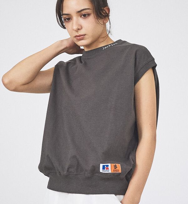 Rouge vif「【RUSSELL&times;JACKSON MATISSE】Heavy Slub Jers」|Tシャツ・カットソー|チャコールグレー