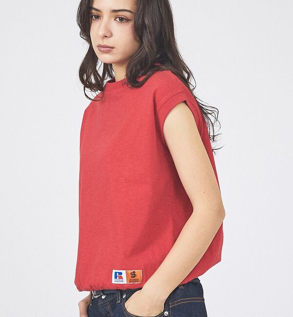 Rouge vif「【RUSSELL&times;JACKSON MATISSE】Heavy Slub Jers」|Tシャツ・カットソー|レッド