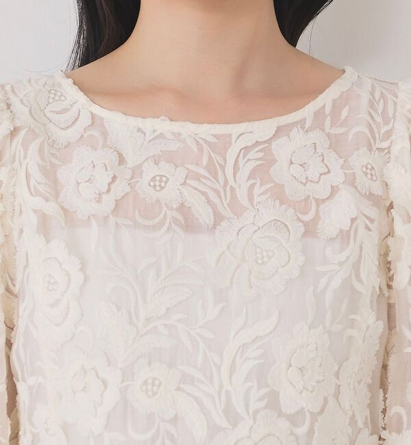 Rouge vif「【一部店舗限定】【北野百笑さんコラボ】レースブラウス」|シャツ・ブラウス|