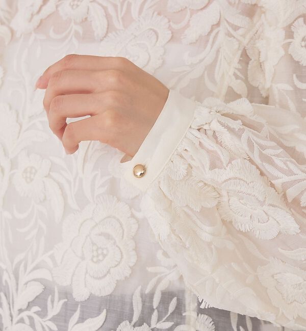 Rouge vif「【一部店舗限定】【北野百笑さんコラボ】レースブラウス」|シャツ・ブラウス|