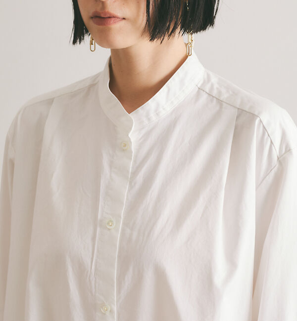 qualite「ドレープネックシャツワンピース」|ワンピース|