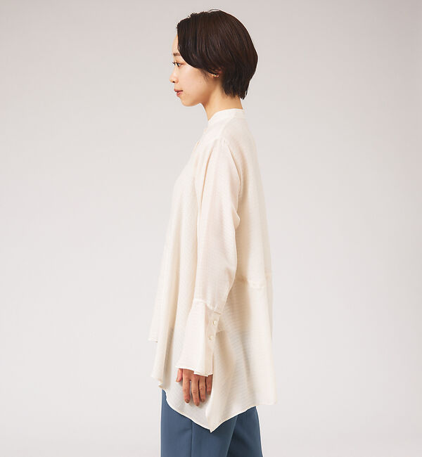 qualite「エアリージャガードブラウス」|シャツ・ブラウス|