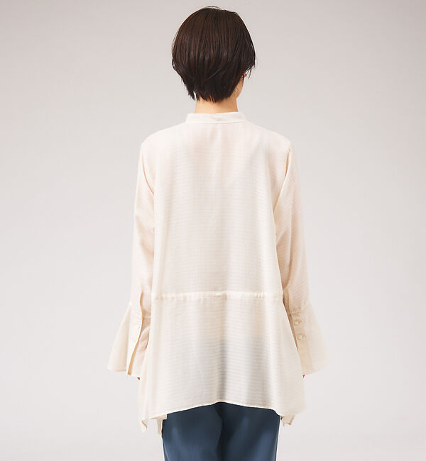 qualite「エアリージャガードブラウス」|シャツ・ブラウス|