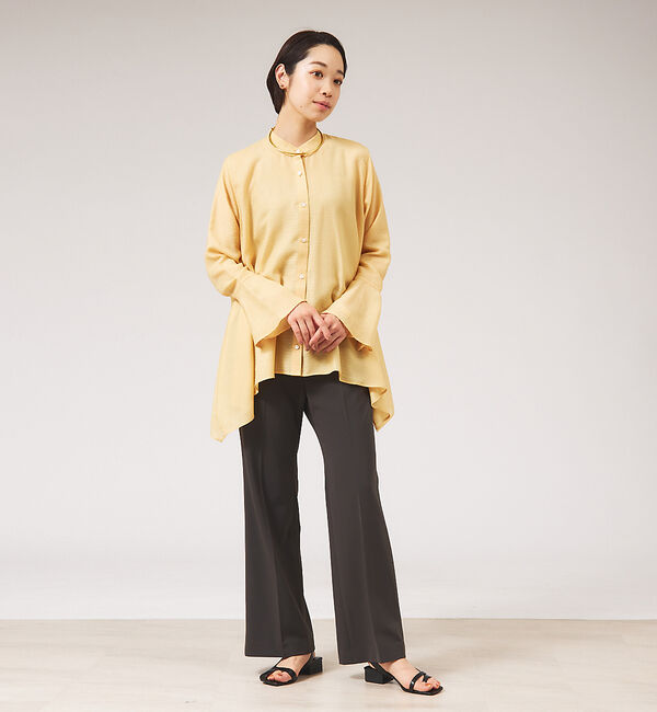 qualite「エアリージャガードブラウス」|シャツ・ブラウス|