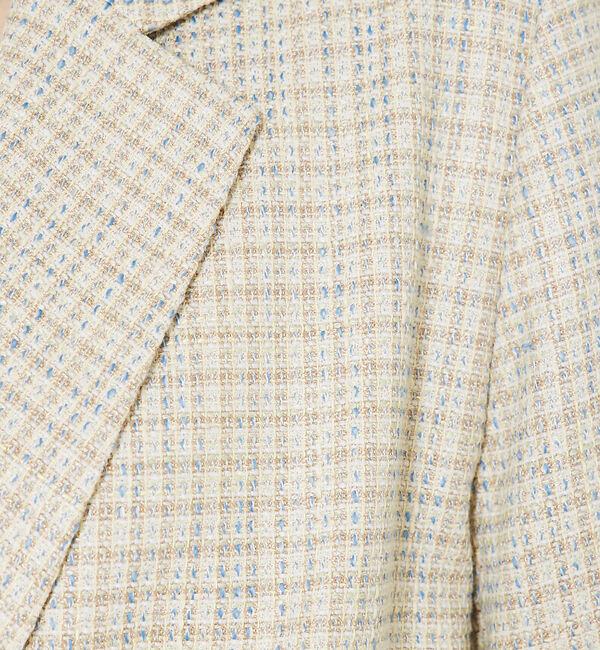 qualite「ミックスカラーツイードダブルジャケット」|その他|