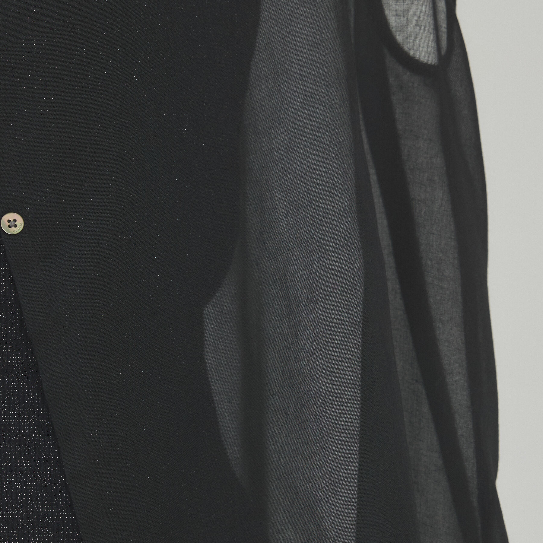 qualite「ソフトオーガンジーロングブラウス」|シャツ・ブラウス|