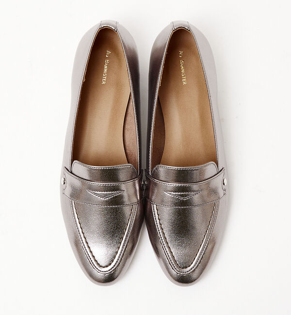 AU BANNISTER「【晴雨兼用】生活防水ローファー」|レインシューズ|