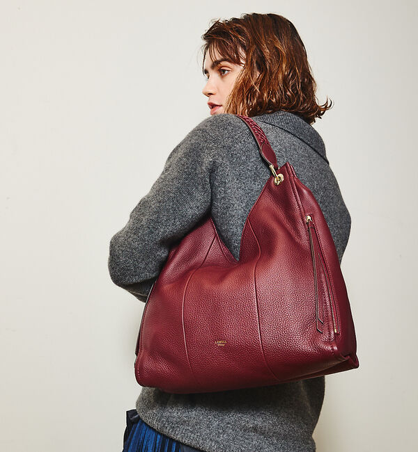 LOWELL things「Valley/かがりレザーワンショルダー」|ショルダー・メッセンジャー|