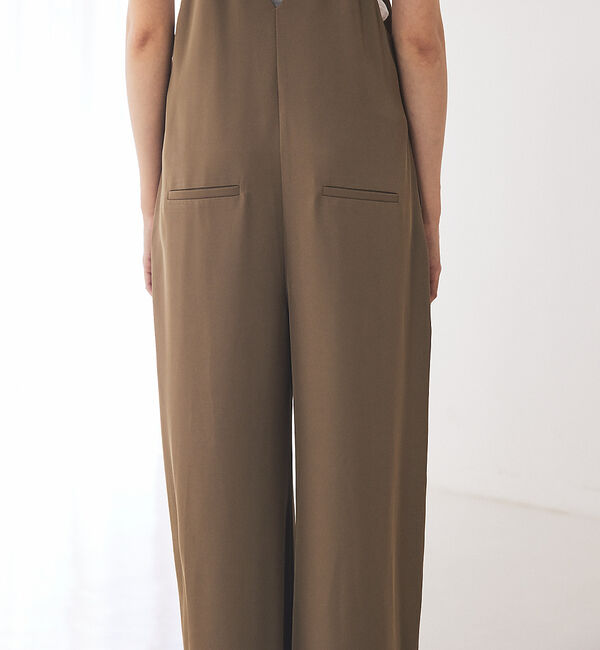 abahouse mavie「【セットアップ対応/大人のいちまんワンピ】クールタッチサテンサロンペット」|オールインワン|