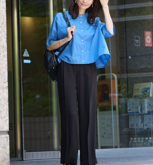 abahouse mavie「【エニデイカセット・サマー】ジョーゼットストレートパンツ」|その他|