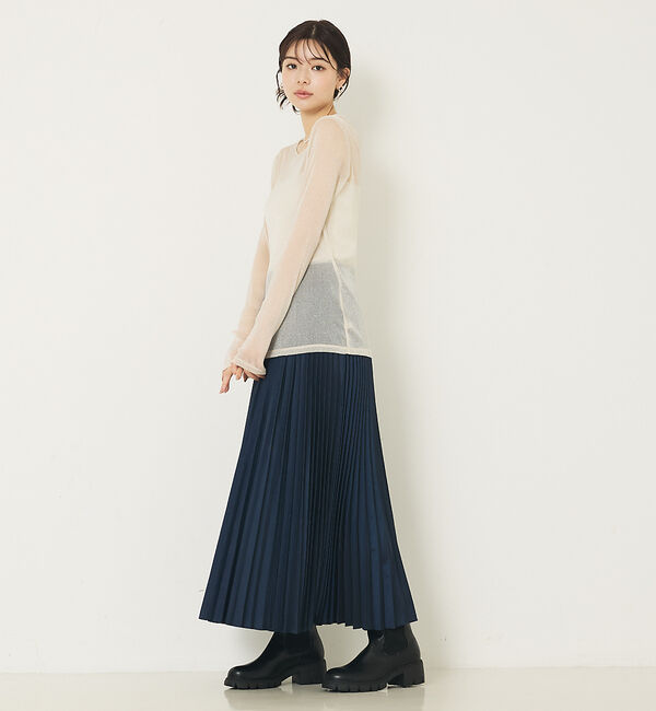 abahouse mavie「ラメチュールロンT」|Tシャツ・カットソー|