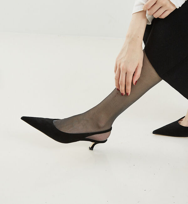 The Store by C' 「【GIRARDI】シルバーストッキング」|ソックス|シルバー