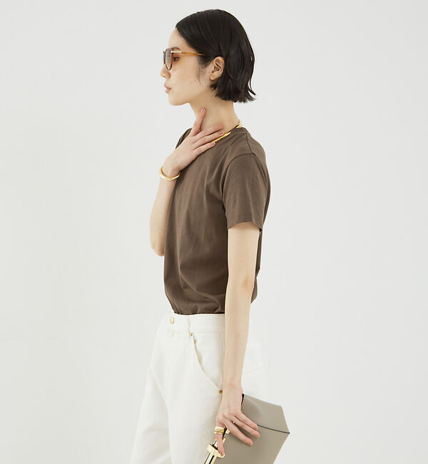 The Store by C' 「【NINETY PERCENT】COTTON CREW NECK T SHIRT」|Tシャツ・カットソー|