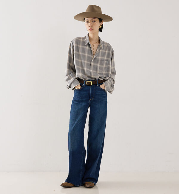 The Store by C' 「【REMI RELIEF】【別注】レーヨンツイルチェックシャツ」|シャツ・ブラウス|