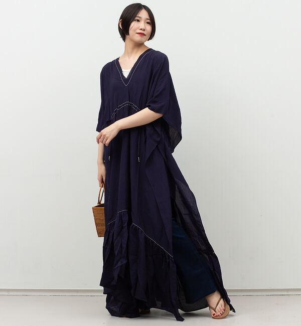 The Store by C' 「【on the island】ロングカフタンワンピース」|ワンピース|
