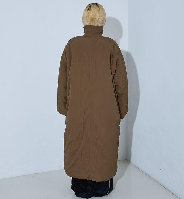 NOMINE「３WAYカラー中綿ロングコート」|ステンカラーコート|