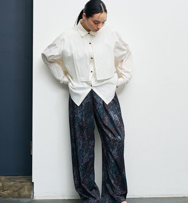 NOMINE「【ユニセックス】ロングヨーク オーバーサイズ シャツ」|シャツ・ブラウス|