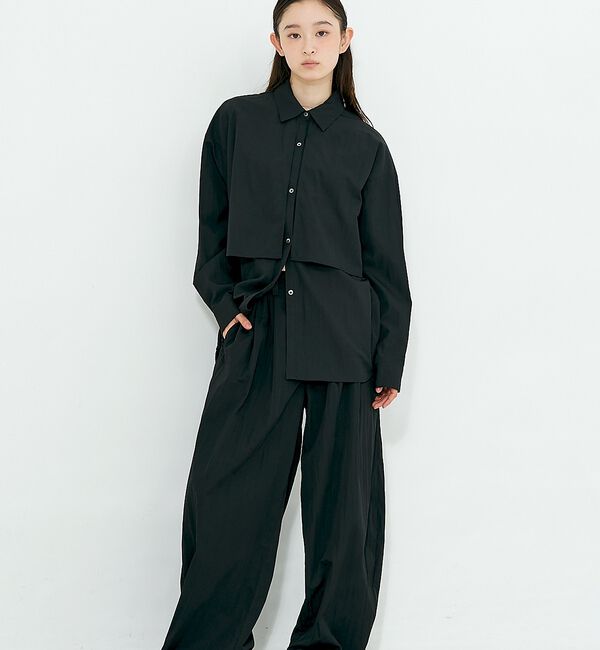 NOMINE「【ユニセックス】ロングヨーク オーバーサイズ シャツ」|シャツ・ブラウス|