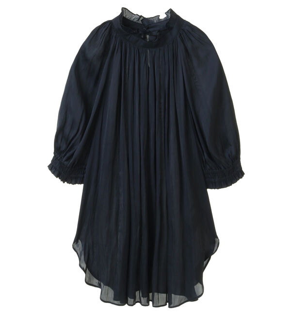 TIARA「《定番》2wayフリルネックショートスリーブブラウス」|シャツ・ブラウス|