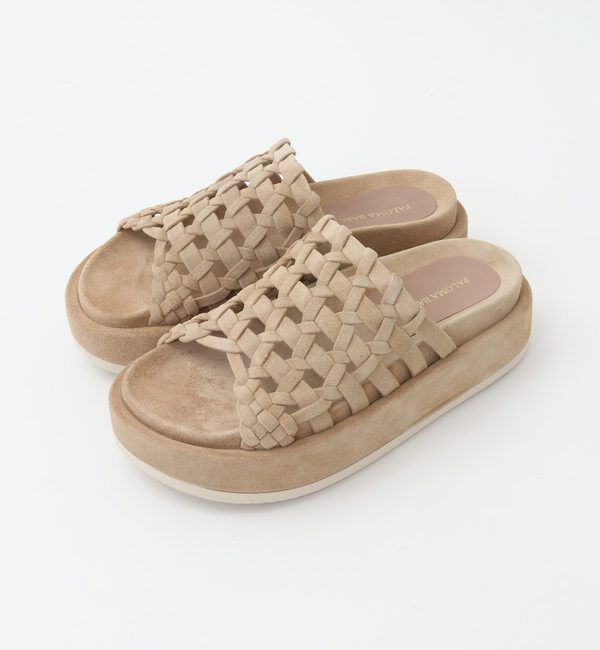 A_「【PALOMA BARCELO/パロマバルセロ】メッシュサンダル」|サンダル|ベージュ