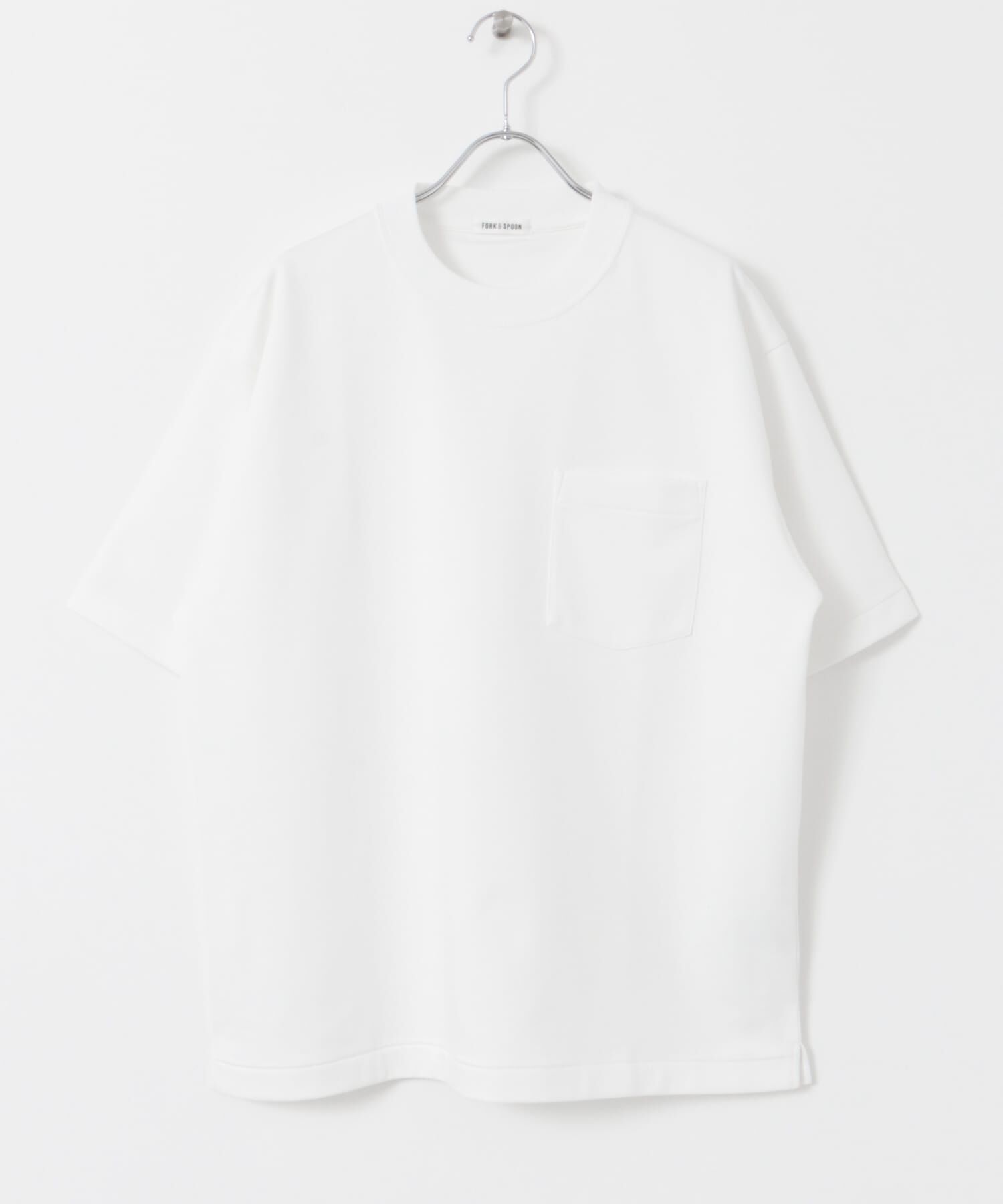 URBAN RESEARCH DOORS「FORK&SPOON　イスラエルピマダブルフェイスTシャツ」|Tシャツ・カットソー|