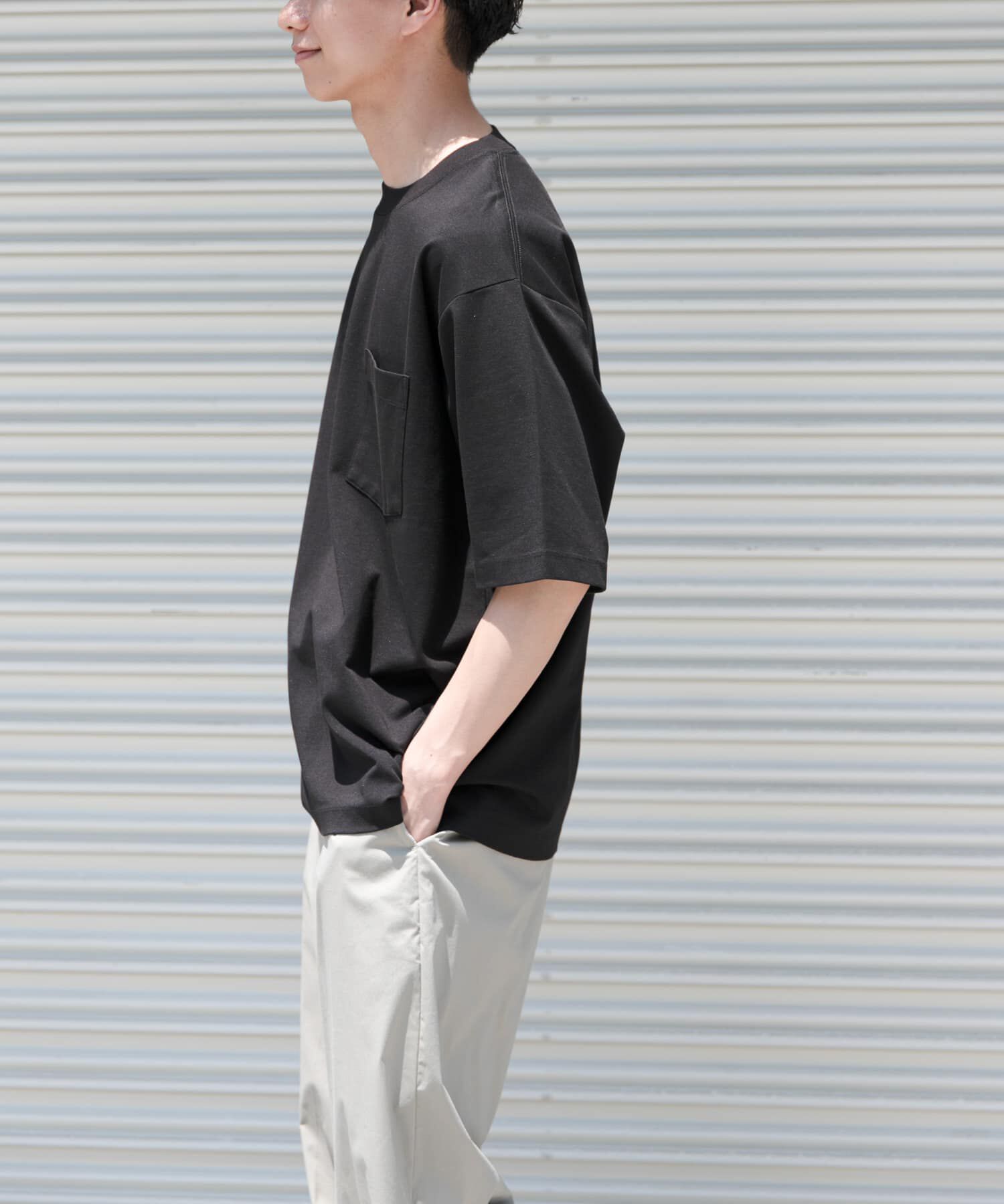 URBAN RESEARCH DOORS「FORK&SPOON　イスラエルピマダブルフェイスTシャツ」|Tシャツ・カットソー|