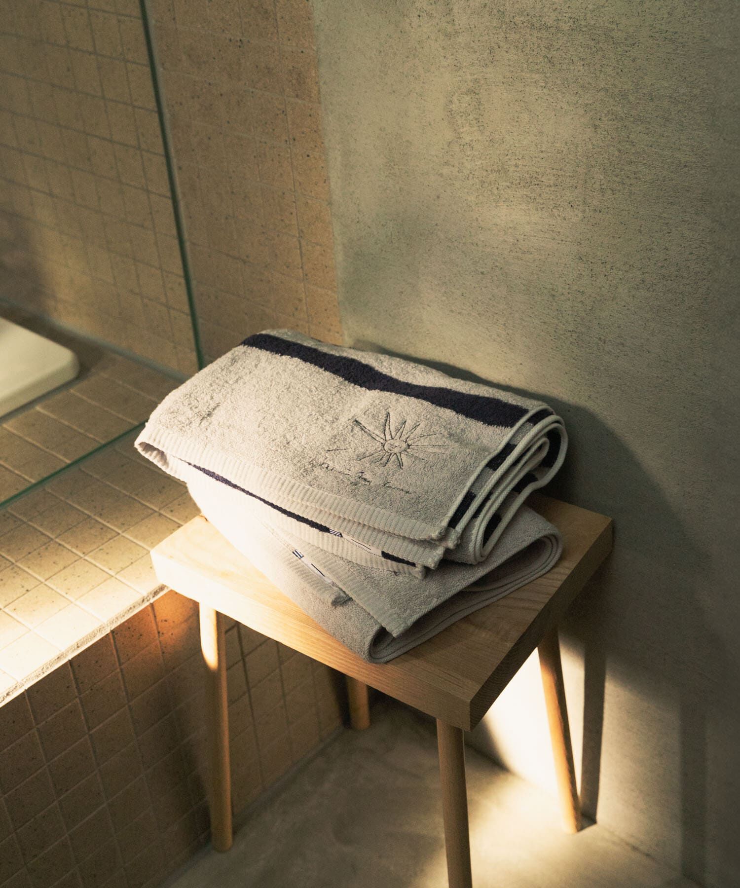 URBAN RESEARCH DOORS「DOORS LIVING PRODUCTS　Bath Towel border」|タオル|