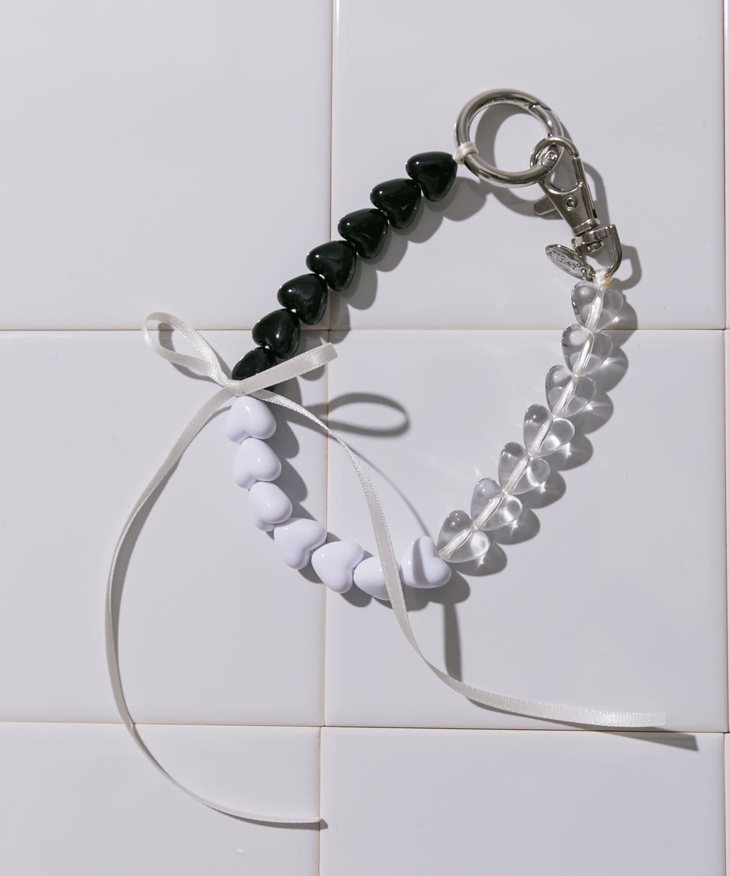 SMELLY「カラフルミニハートリボンキーチェーン」|モバイルケース|