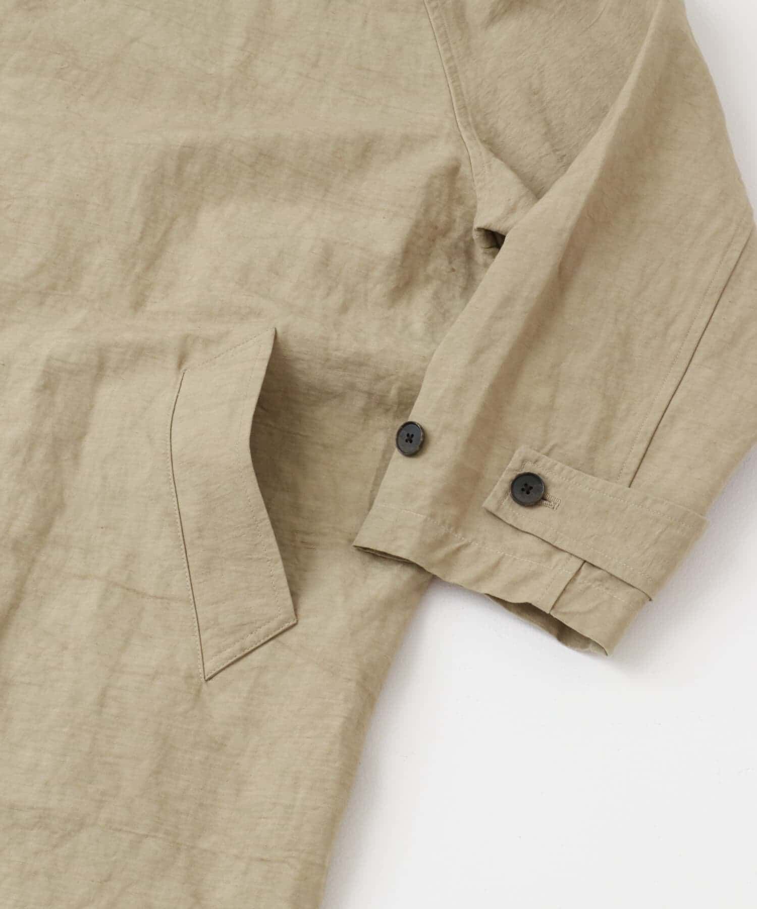 かぐれ「『ユニセックス』コットンリネンオーバートレンチコート」|トレンチコート|