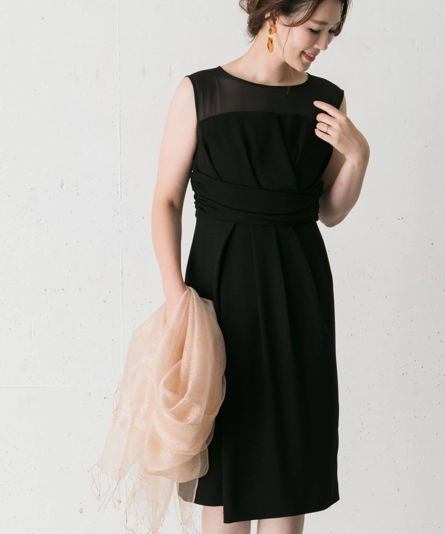 URBAN RESEARCH ROSSO「ラップシアーヨークドレス&there4;」|ワンピース|