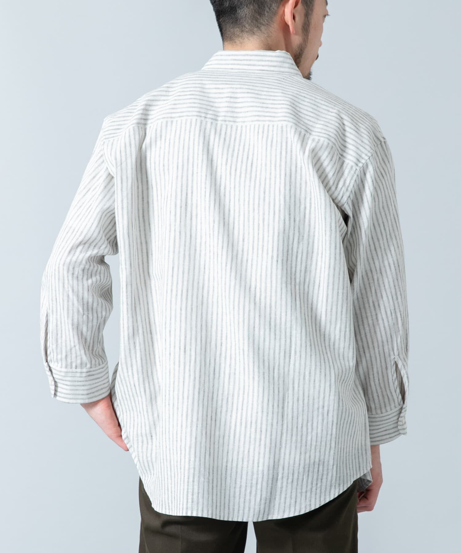 URBAN RESEARCH ROSSO「『XLサイズあり』リラックスコットンリネン7分袖シャツ」|シャツ・ブラウス|