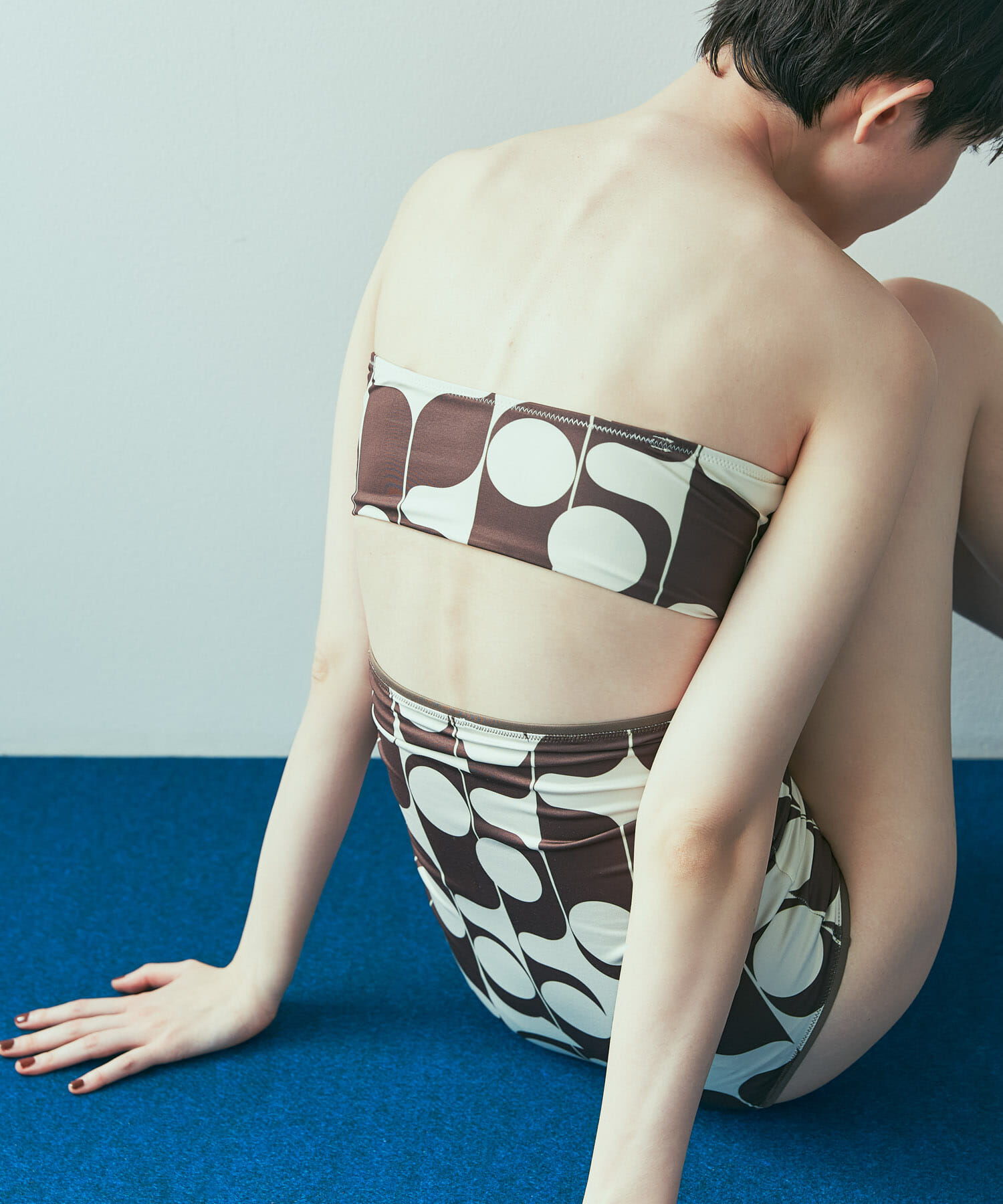 URBAN RESEARCH「『2サイズ展開』『UVカット』Swim URBAN RESEARCH　スイム2WAYブラ」|ビキニ|ブラウン系その他