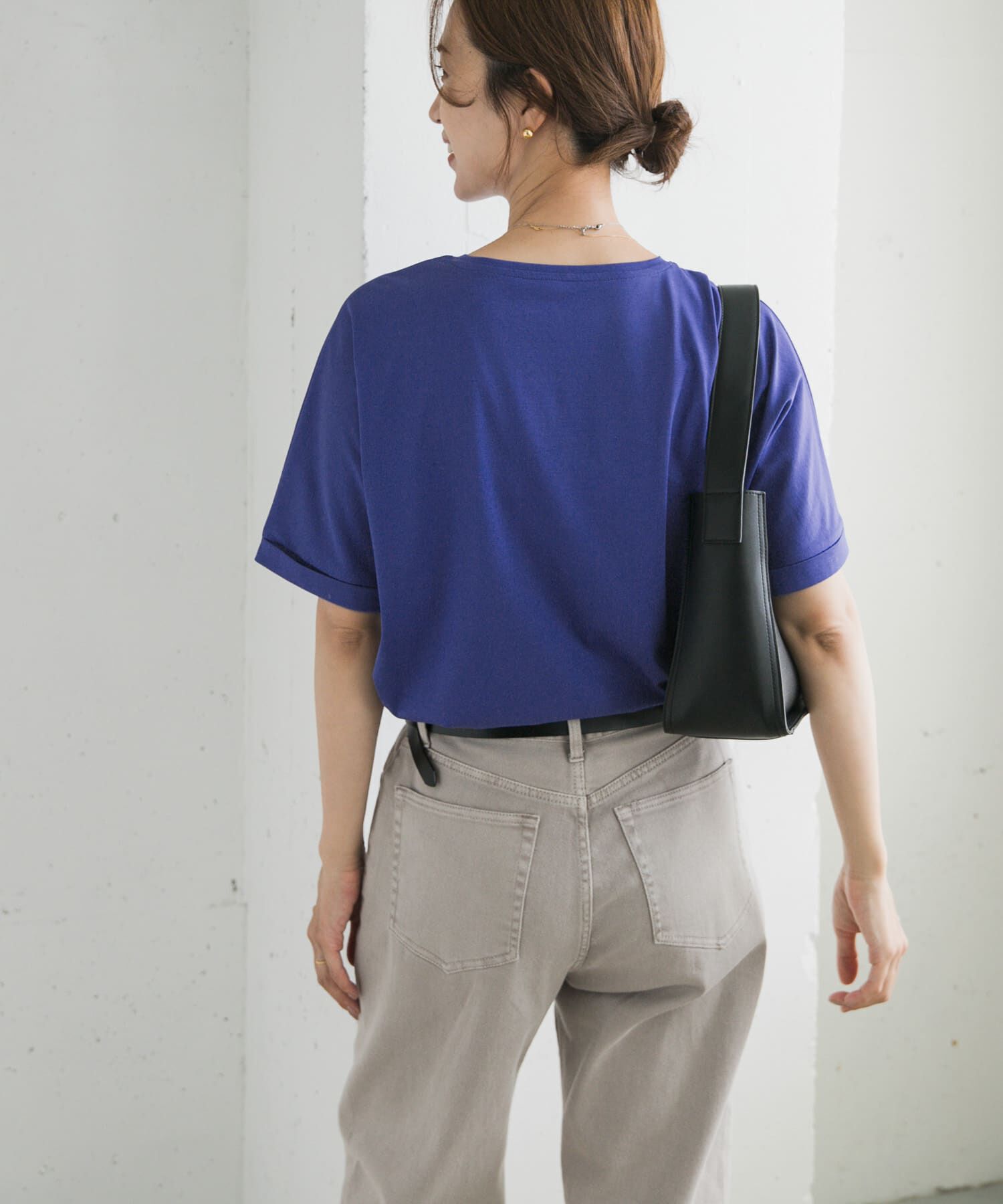 URBAN RESEARCH DOORS「『UVｶｯﾄ/接触冷感 /ﾏｼﾝｳｫｯｼｬﾌﾞﾙ』ｼﾙｷｰｺｯﾄﾝﾛｰﾙ  」|Tシャツ・カットソー|