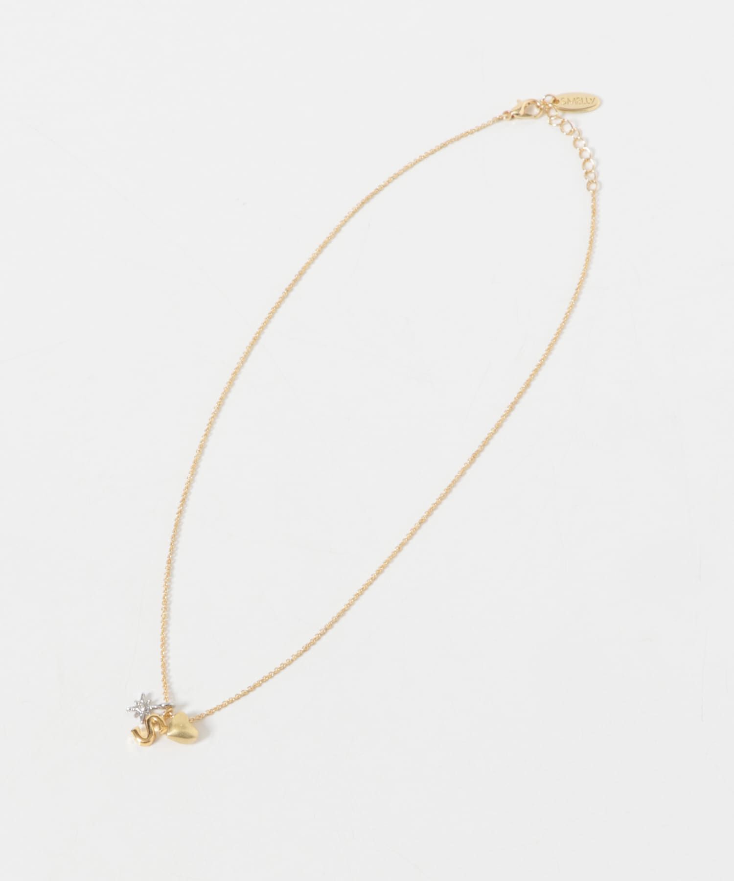 SMELLY「イニシャルチャームネックレス」|ネックレス|
