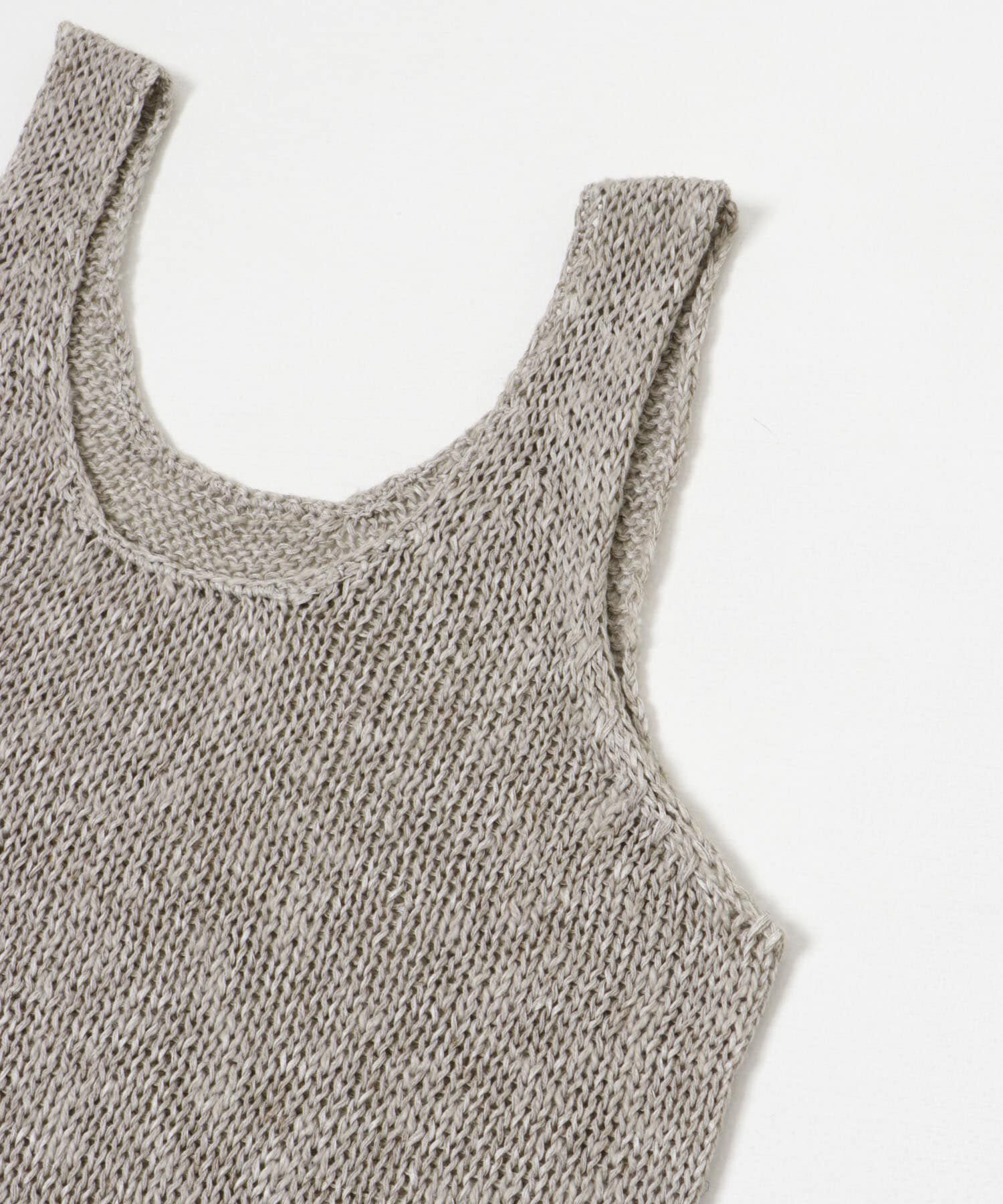 URBAN RESEARCH「リネン混ノースリーブニット」|ニット・セーター|