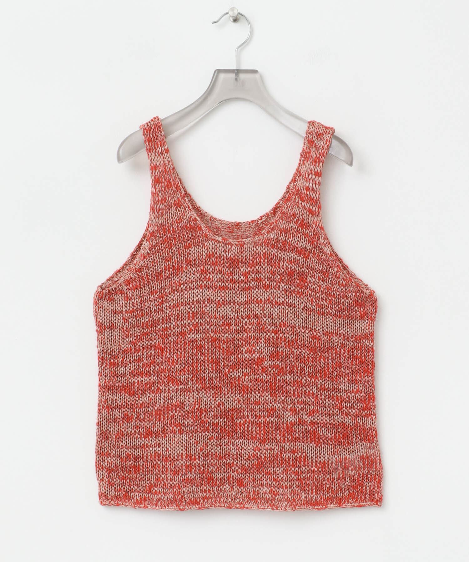 URBAN RESEARCH「リネン混ノースリーブニット」|ニット・セーター|