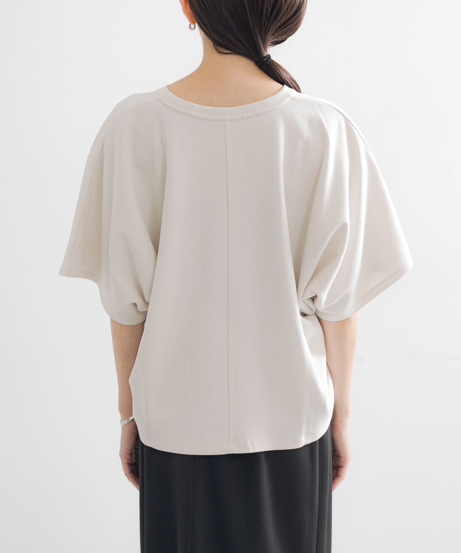 URBAN RESEARCH「サイドギャザードルマントップス」|Tシャツ・カットソー|