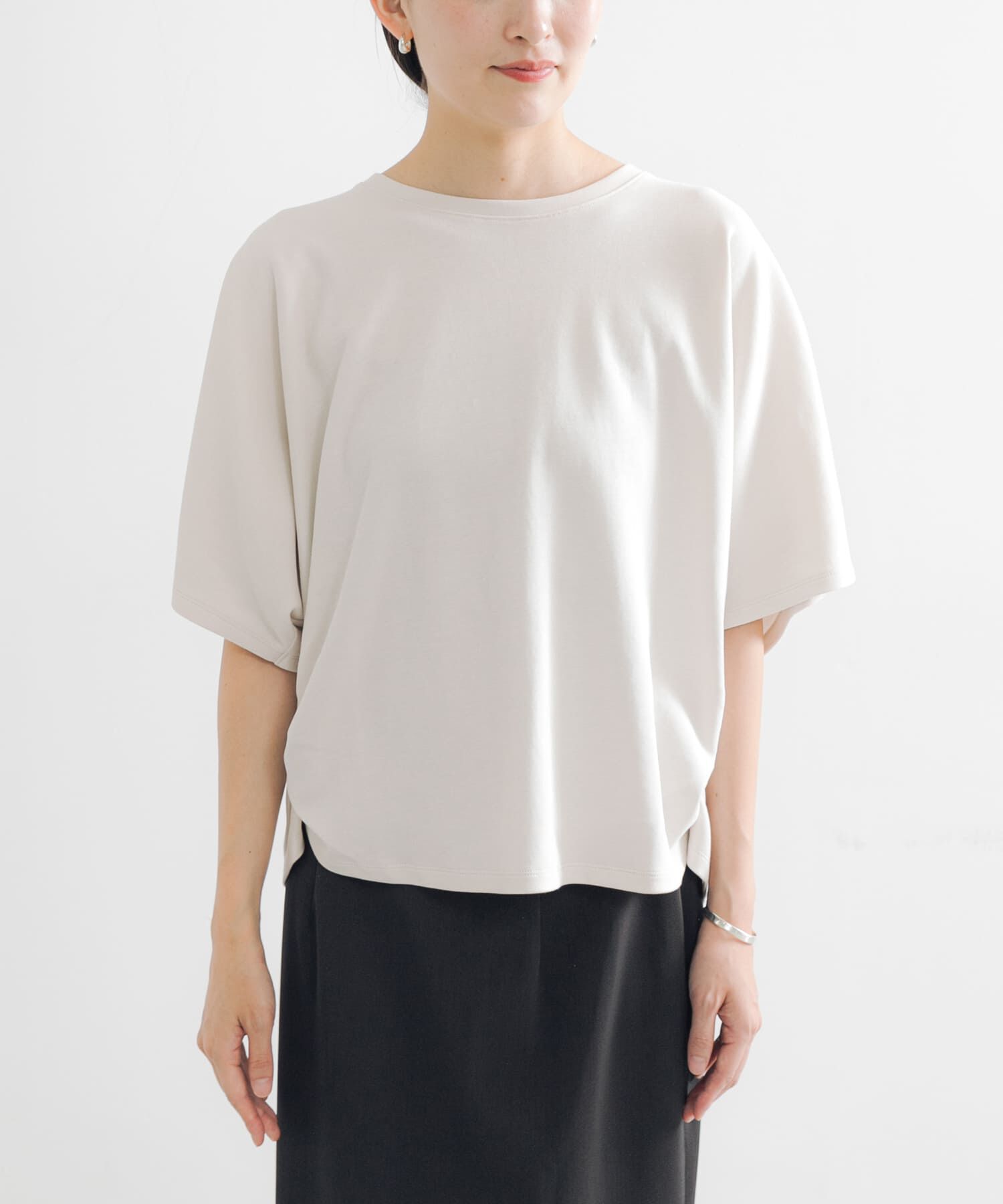 URBAN RESEARCH「サイドギャザードルマントップス」|Tシャツ・カットソー|