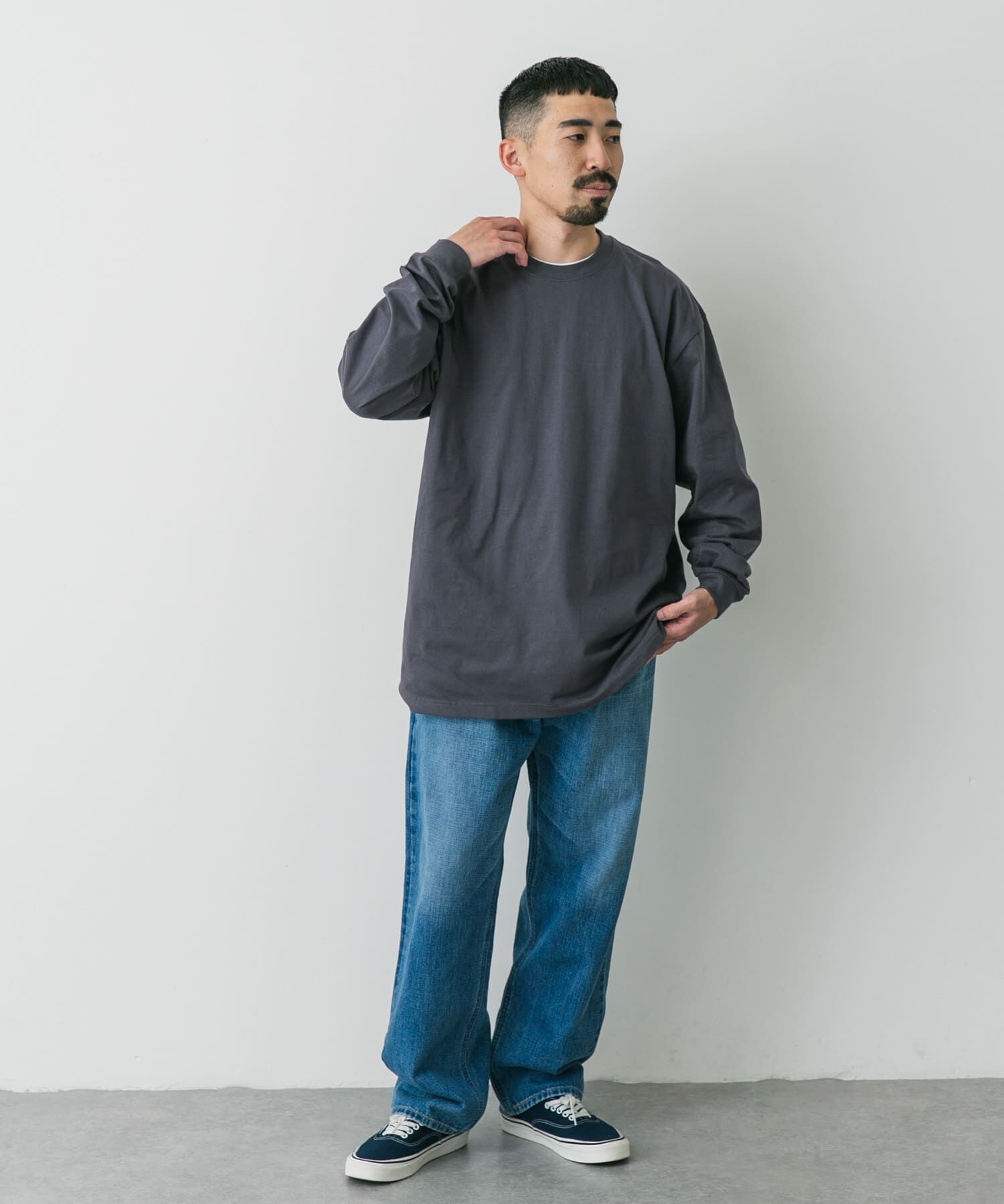 URBAN RESEARCH DOORS「『別注』HANES&times;DOORS　BEEFY-T DOORS FIT LONG-SLEEVE」|Tシャツ・カットソー|