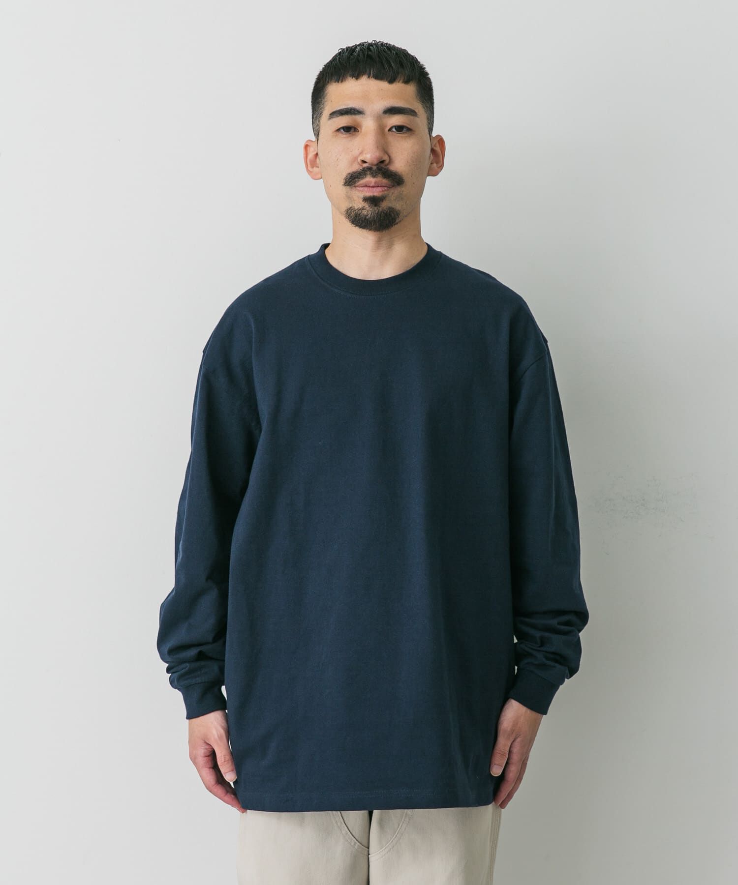 URBAN RESEARCH DOORS「『別注』HANES&times;DOORS　BEEFY-T DOORS FIT LONG-SLEEVE」|Tシャツ・カットソー|