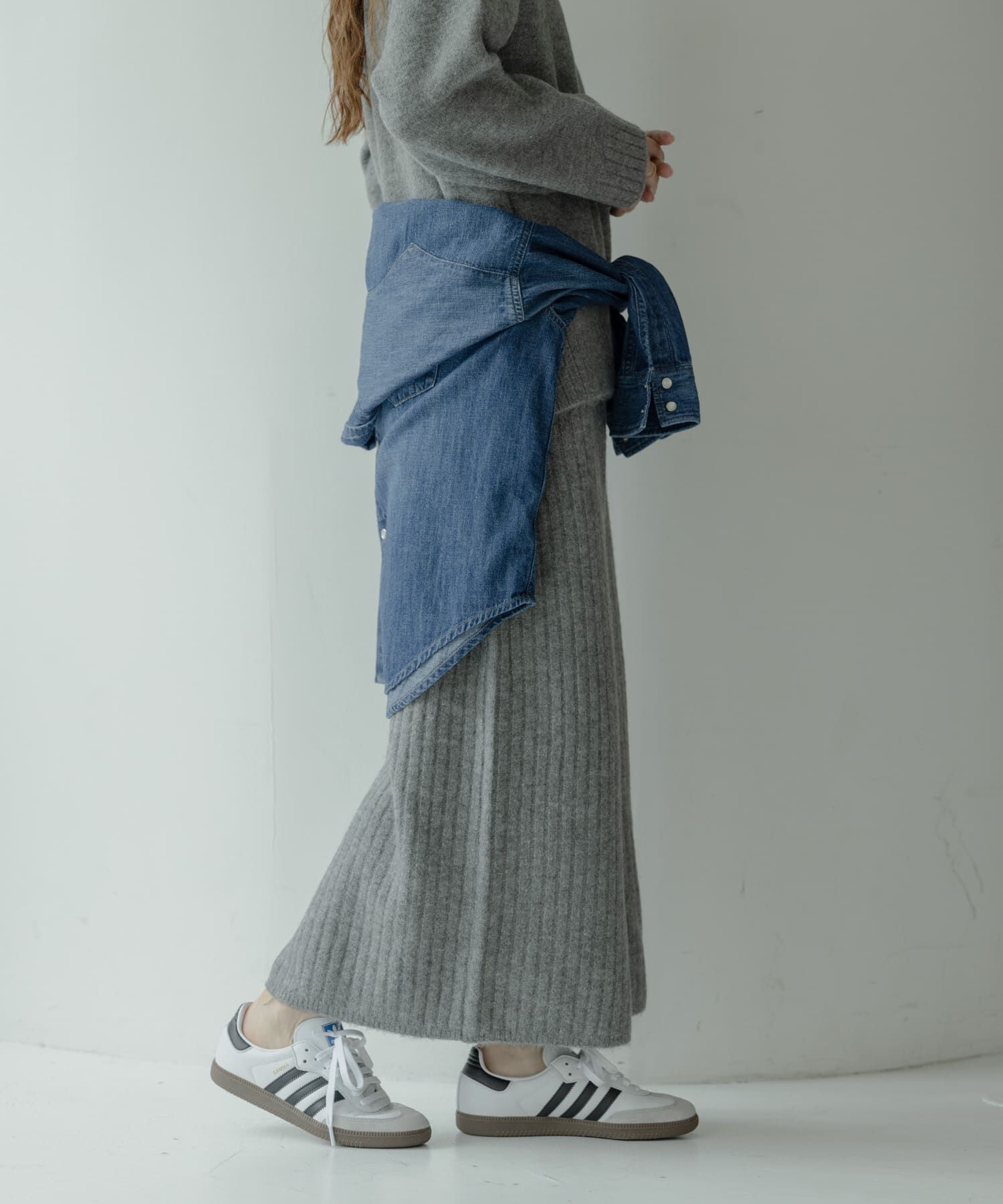 Sonny Label 「『WEB限定』モックネックニット&times;スカートセットアップ」|ワンピース|