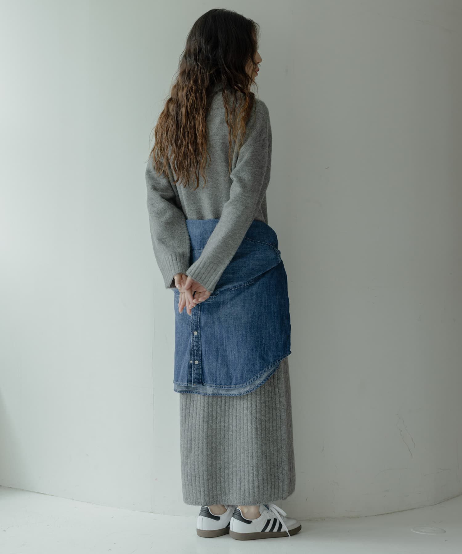 Sonny Label 「『WEB限定』モックネックニット&times;スカートセットアップ」|ワンピース|