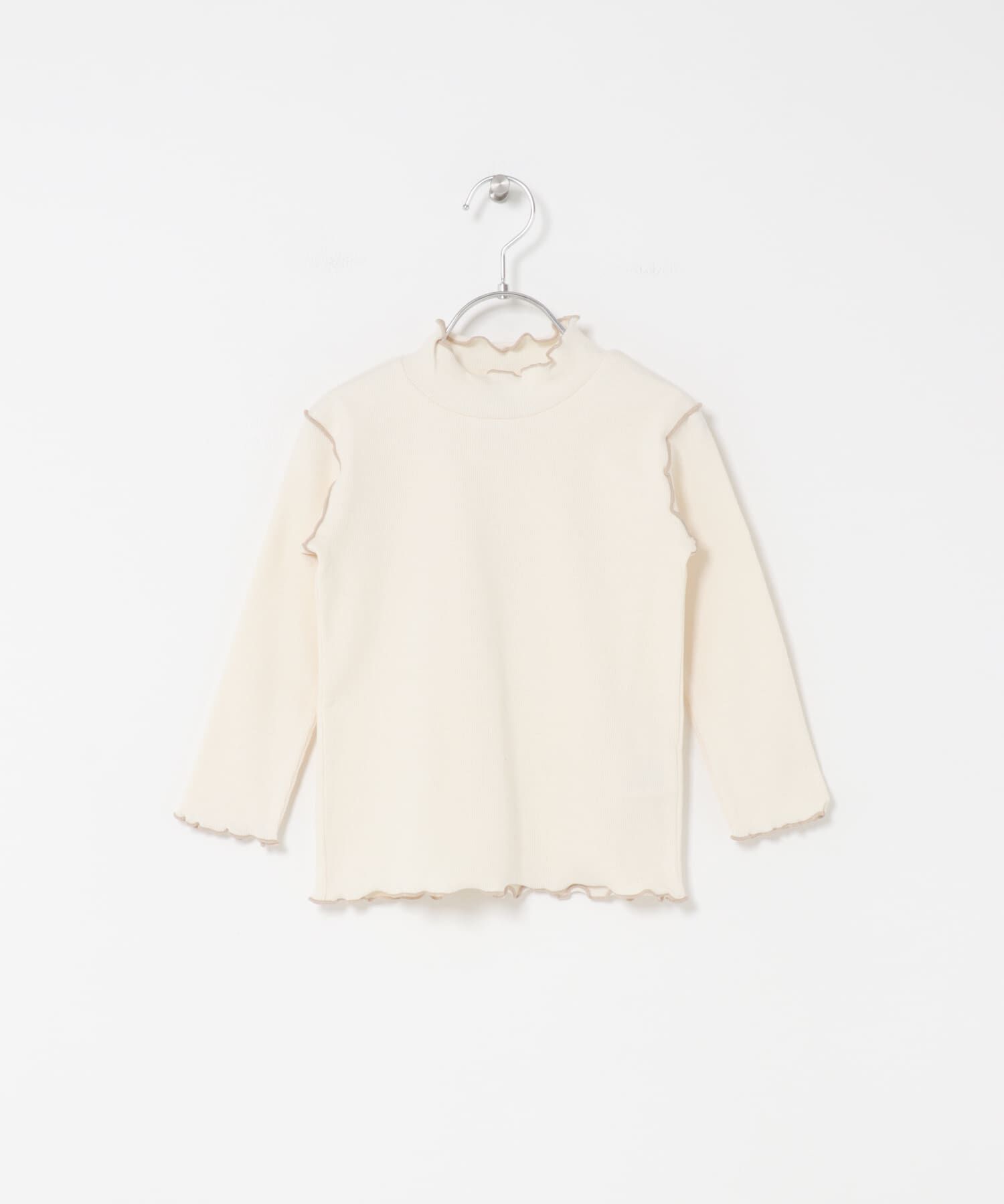 URBAN RESEARCH DOORS「『WEB/一部店舗限定サイズ』メローフリルリブハイネックTシャツ(KIDS)」|その他|
