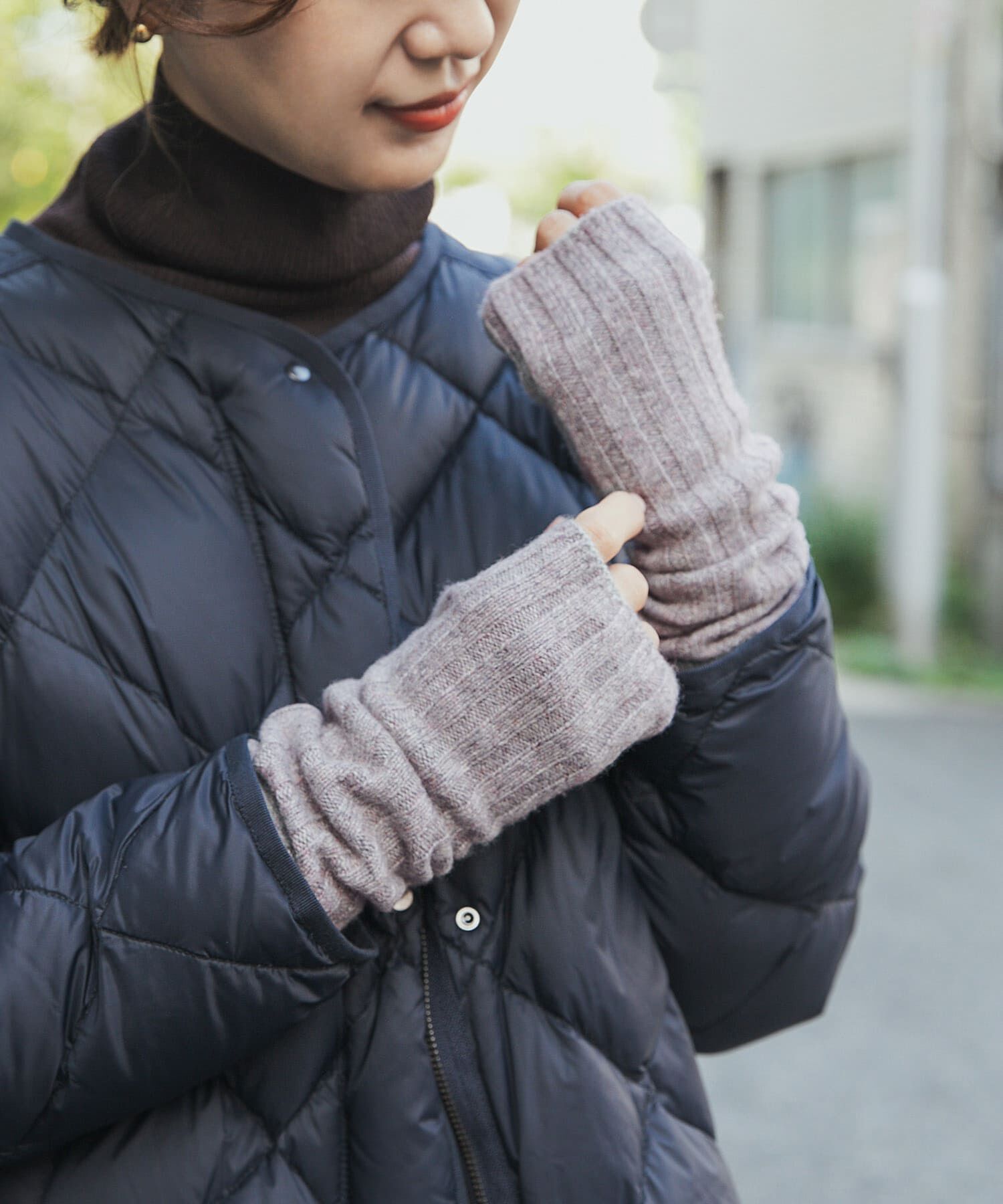 URBAN RESEARCH DOORS「ハミルトンアームウォーマー」|手袋|グレー系その他