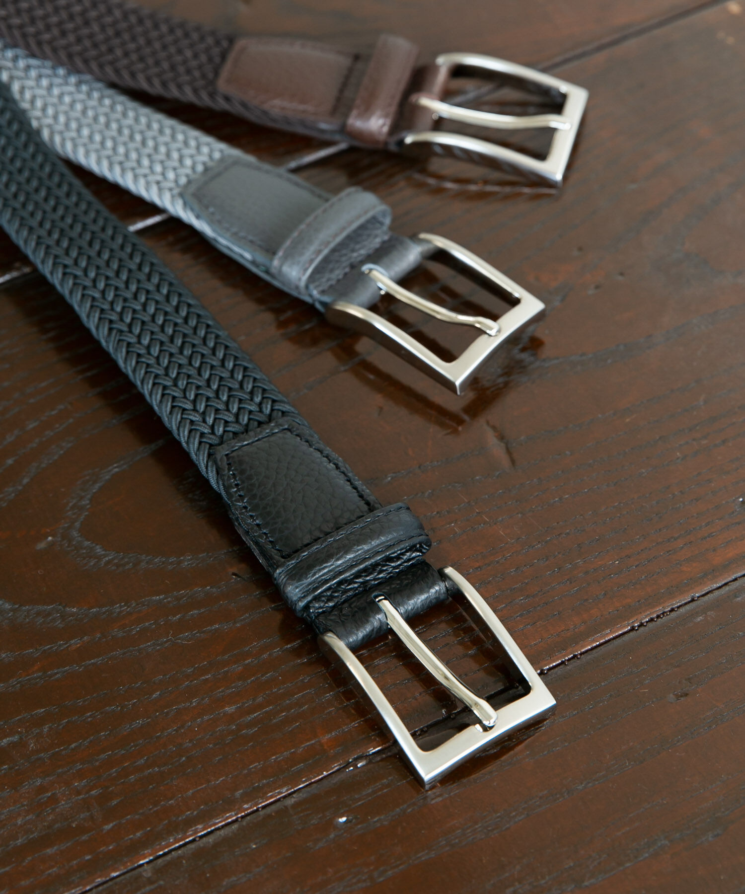 URBAN RESEARCH DOORS「LIFE STYLE TAILOR　イタリアンメッシュベルト」|ベルト|ブラック