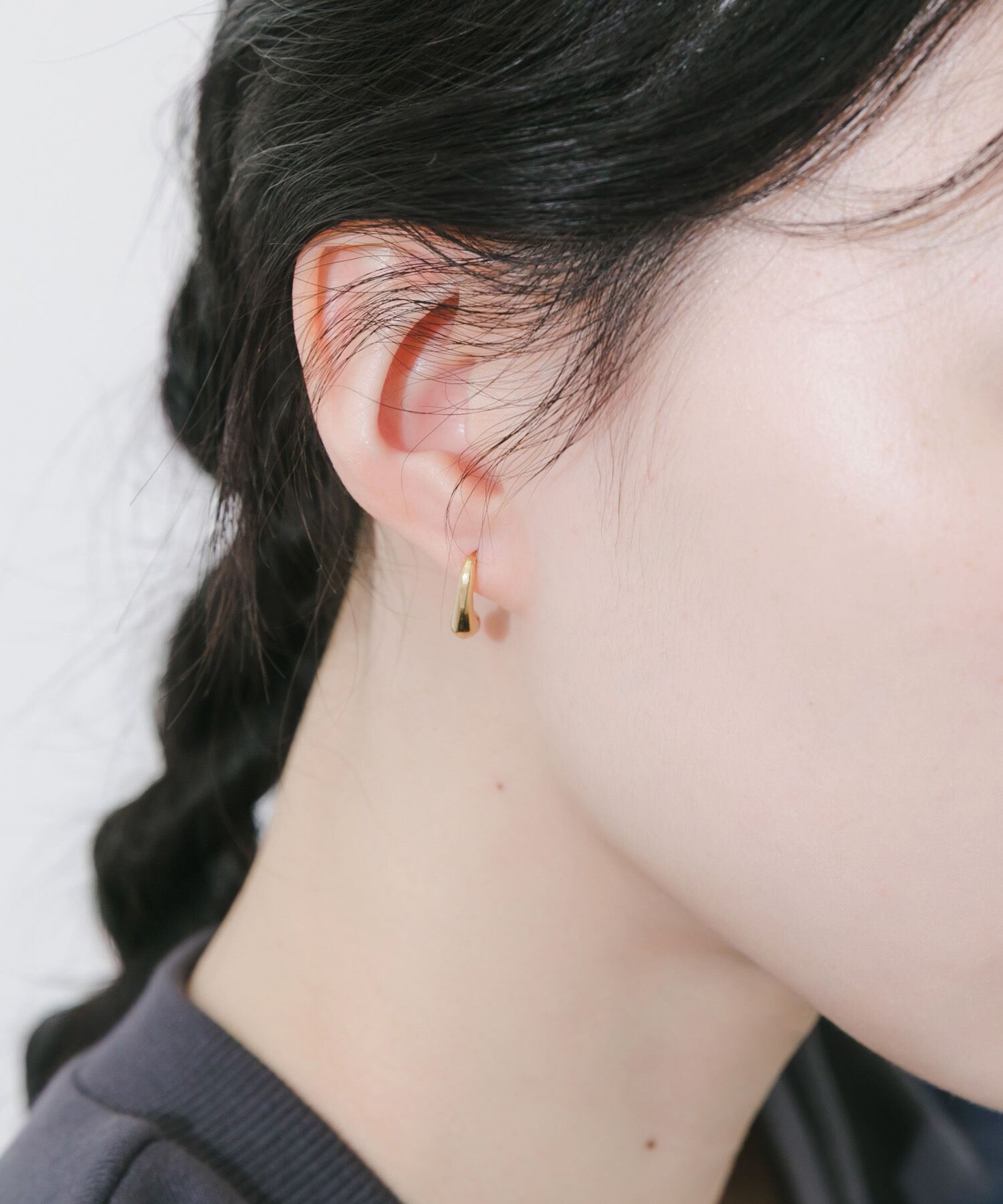 SMELLY「ステンレスドロップピアス」|ピアス|